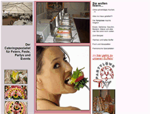 Tablet Screenshot of partyservice-por.at